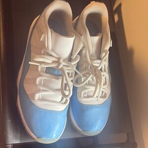 Jordan Blue and White Sneakers